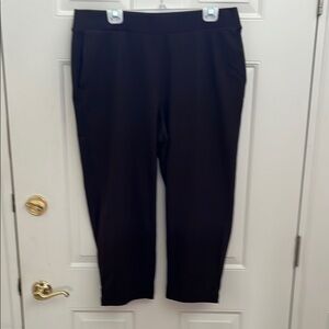 J Jill Pure Jill Brown Affinity French Terry Slim Crop Pant. Size XL.  NWT